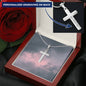 Engraved Cross Necklace