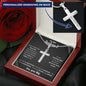 To My Husband | Personalized Cross Necklace