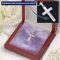 Engraved Cross Necklace