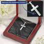 To Our Son | We Believe in You | Personalized Cross Necklace