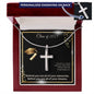 Class of 2023 Graduation Gift | Dreams | Engraved Cross Necklace