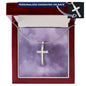 Engraved Cross Necklace