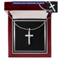 Boys Cross Necklace Personalized