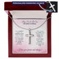 Big Sister and Little Sister Necklace | Personalized Cross Necklace