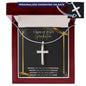 Class of 2023 Graduation Gift | Dreams | Personalized Cross Necklace