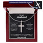 To My Husband | Personalized Cross Necklace