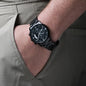 Dad The Man The Myth The Legend | Engraved Black Chronograph Watch