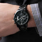 Dad The Man The Myth The Legend | Engraved Black Chronograph Watch