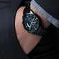 Dad The Man The Myth The Legend | Engraved Black Chronograph Watch