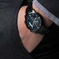 Dad The Man The Myth The Legend | Engraved Black Chronograph Watch