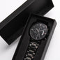 Dad The Man The Myth The Legend | Engraved Black Chronograph Watch