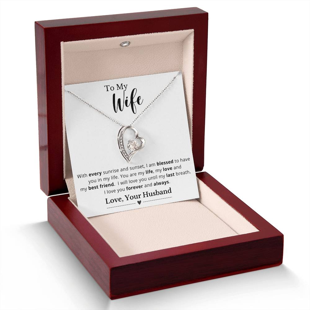To My Wife - Last Breath- Necklace