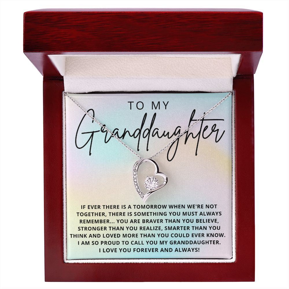 To My Granddaughter | Forever Love Necklace