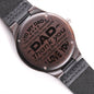 Watch for Dad | Engraved Wooden Watch