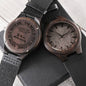 50 Year Anniversary Gift for Husband | Engraved Wooden Watch