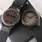 Watch for Dad | Engraved Wooden Watch