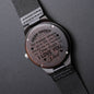 Number One Man Watch | Watch for Dad | Engraved Wooden Watch