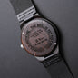 30 Year Anniversary Gift for Husband | Engraved Wooden Watch