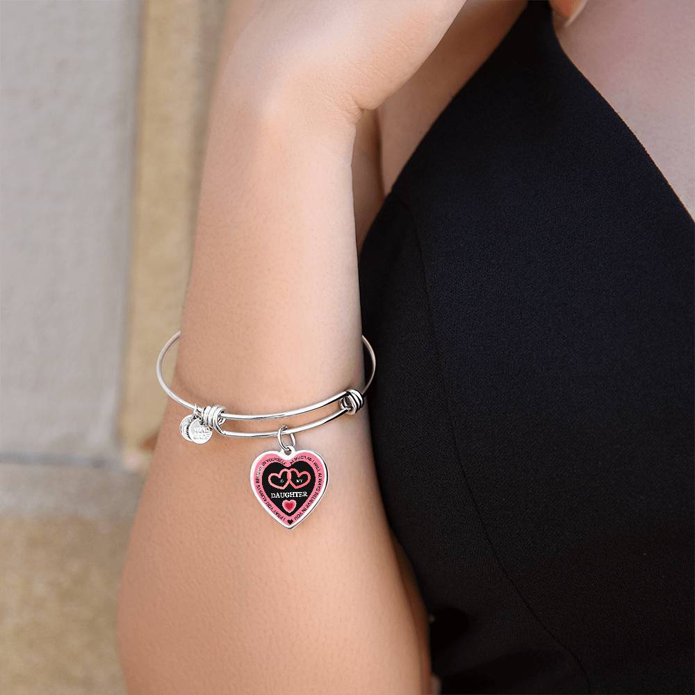 I Believe in You Bangle Bracelet - To My Daughter