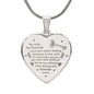 To My Wife - Engraved Heart Necklace