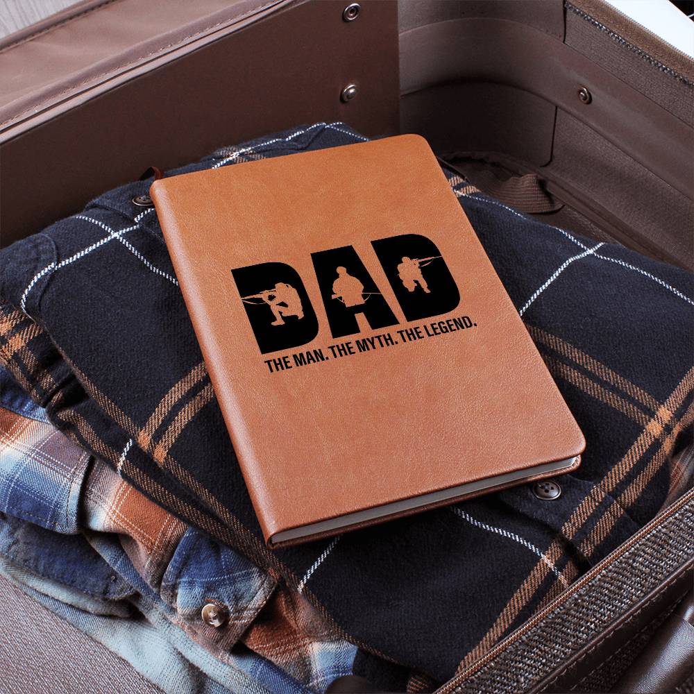 Dad The Man The Myth The Legend | Vegan Leather Journal