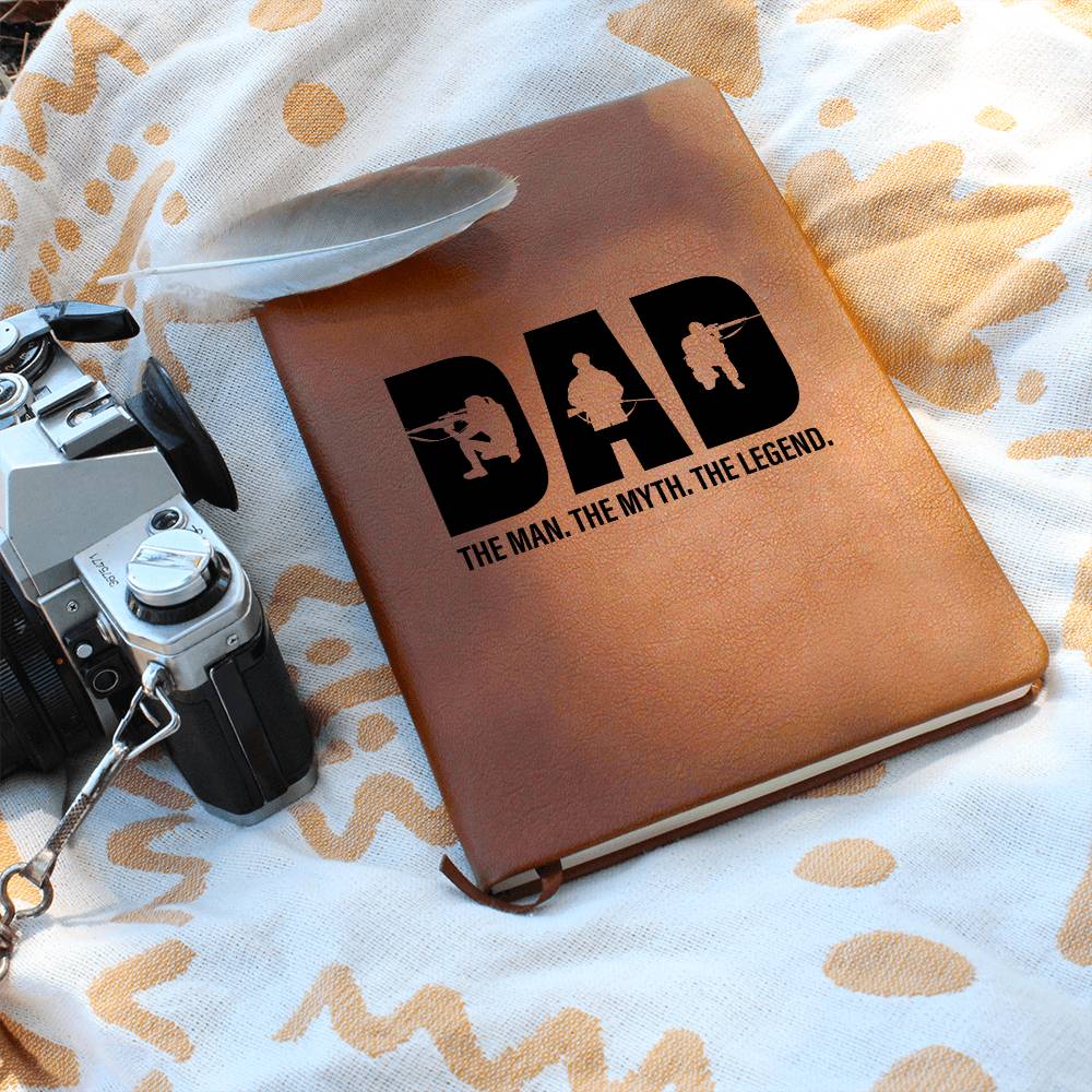 Dad The Man The Myth The Legend | Vegan Leather Journal