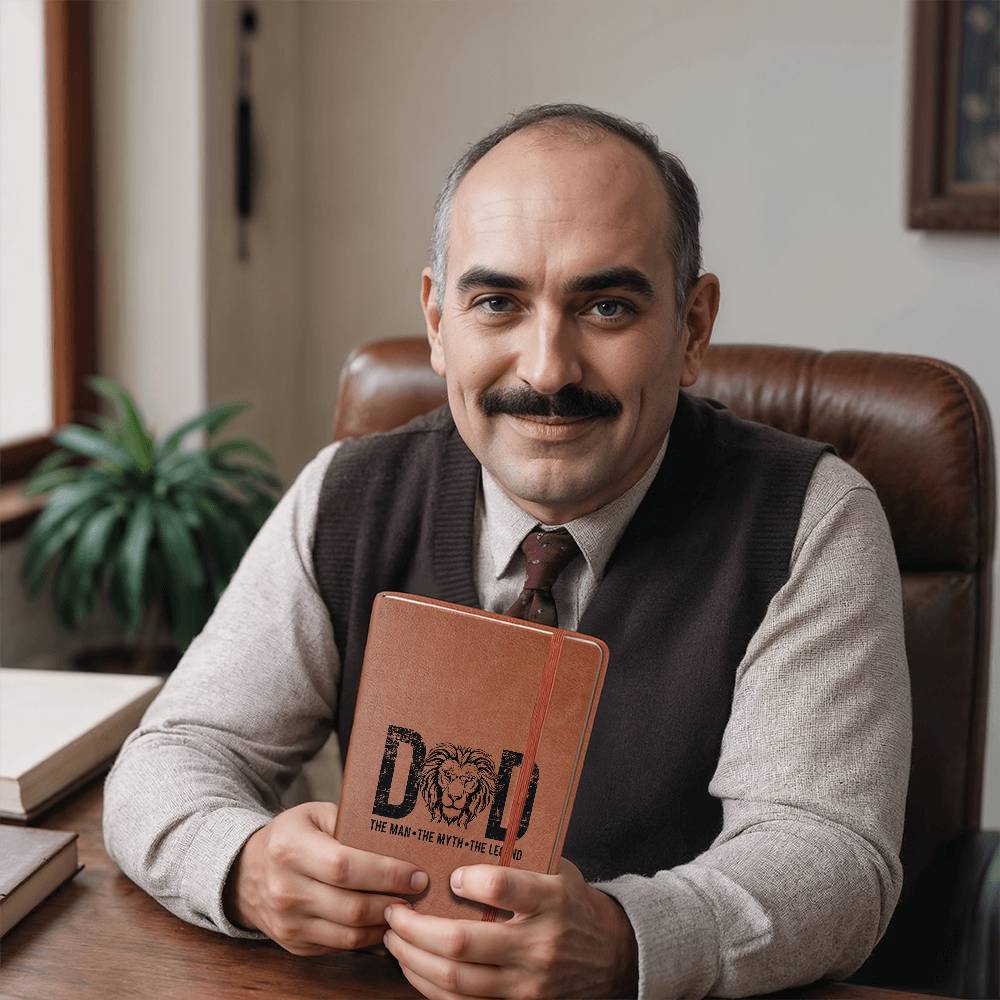 Dad The Man The Myth The Legend | Vegan Leather Journal