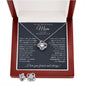 Mother of the Bride Gift from Daughter | Love Knot Necklace and Earring Set