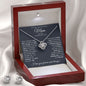 Mother of the Bride Gift from Daughter | Love Knot Necklace and Earring Set