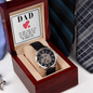 Dad - My Whole Life - Openwork Watch Gift Set