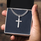 Mens Cross Necklace