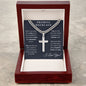 Promise Necklace | Personalized Cross with Cuban Link Style Chain