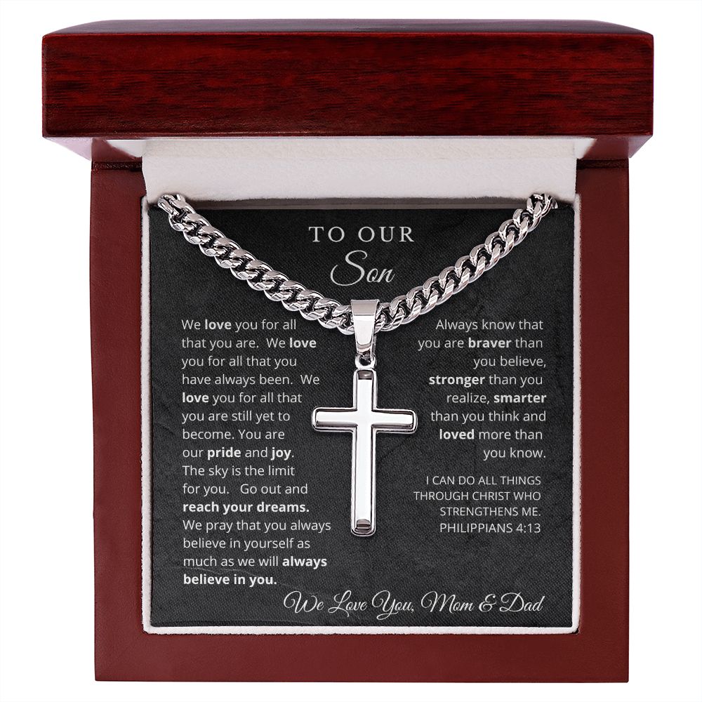 To Our Son from Mom and Dad