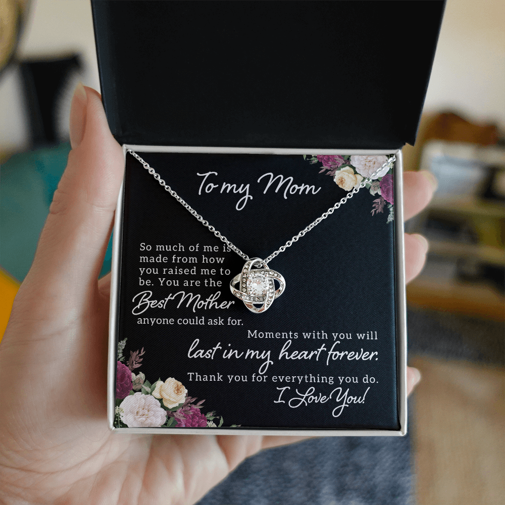 To My Mom - Love Knot Necklace