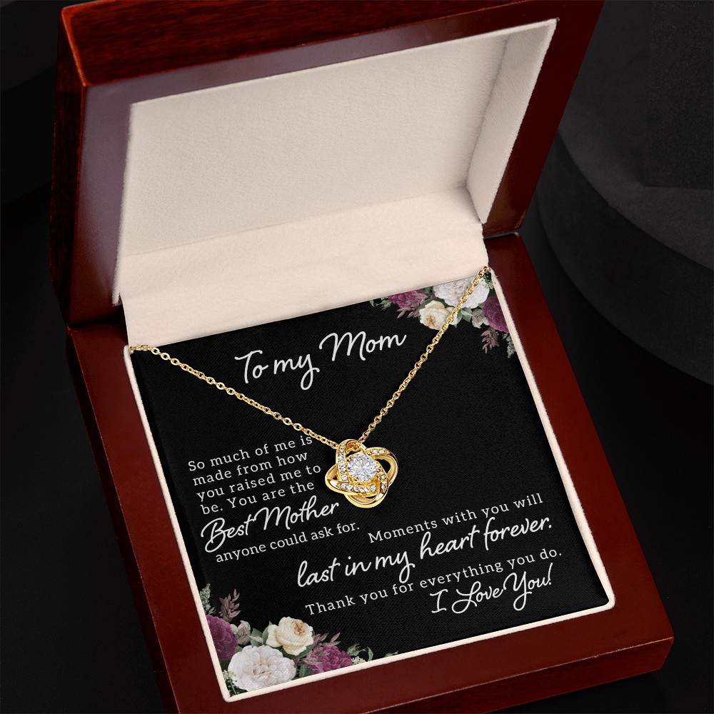 To My Mom - Love Knot Necklace