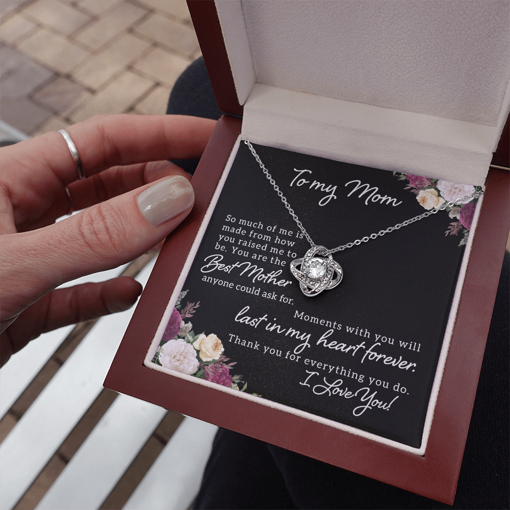 To My Mom - Love Knot Necklace