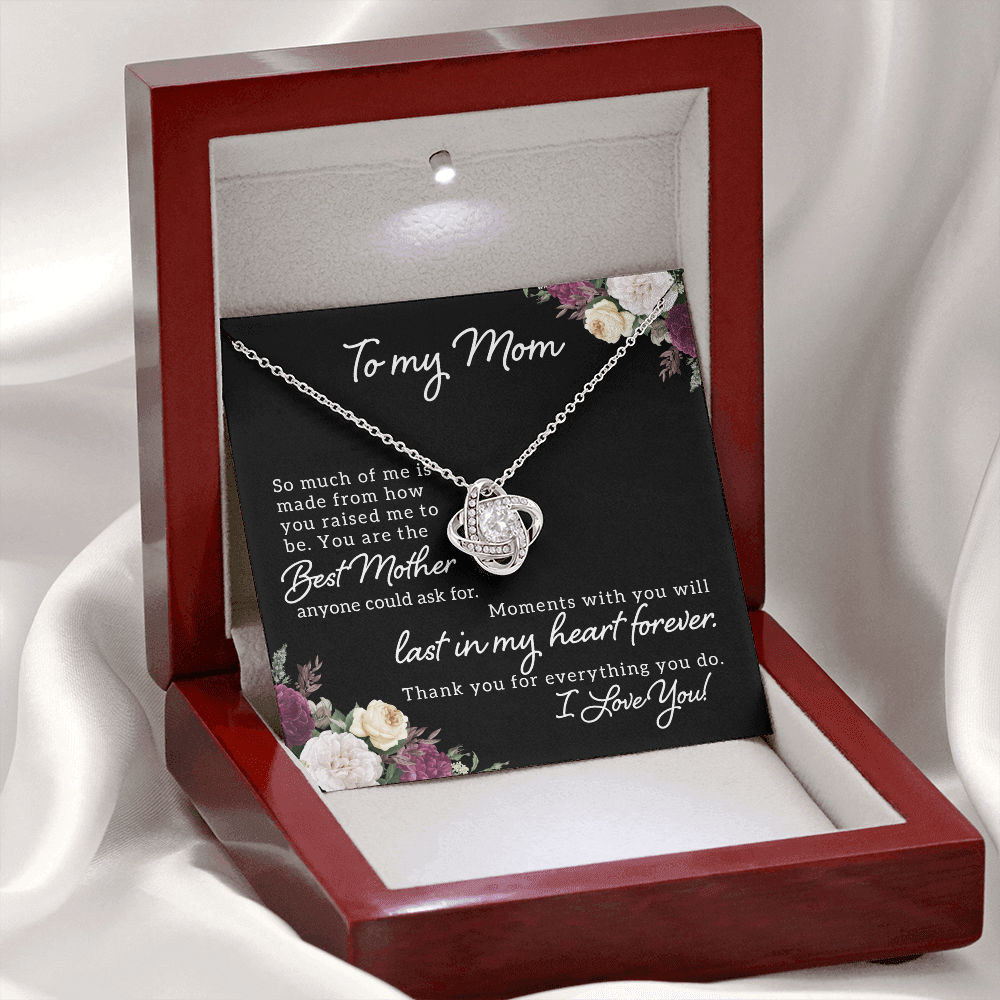 To My Mom - Love Knot Necklace
