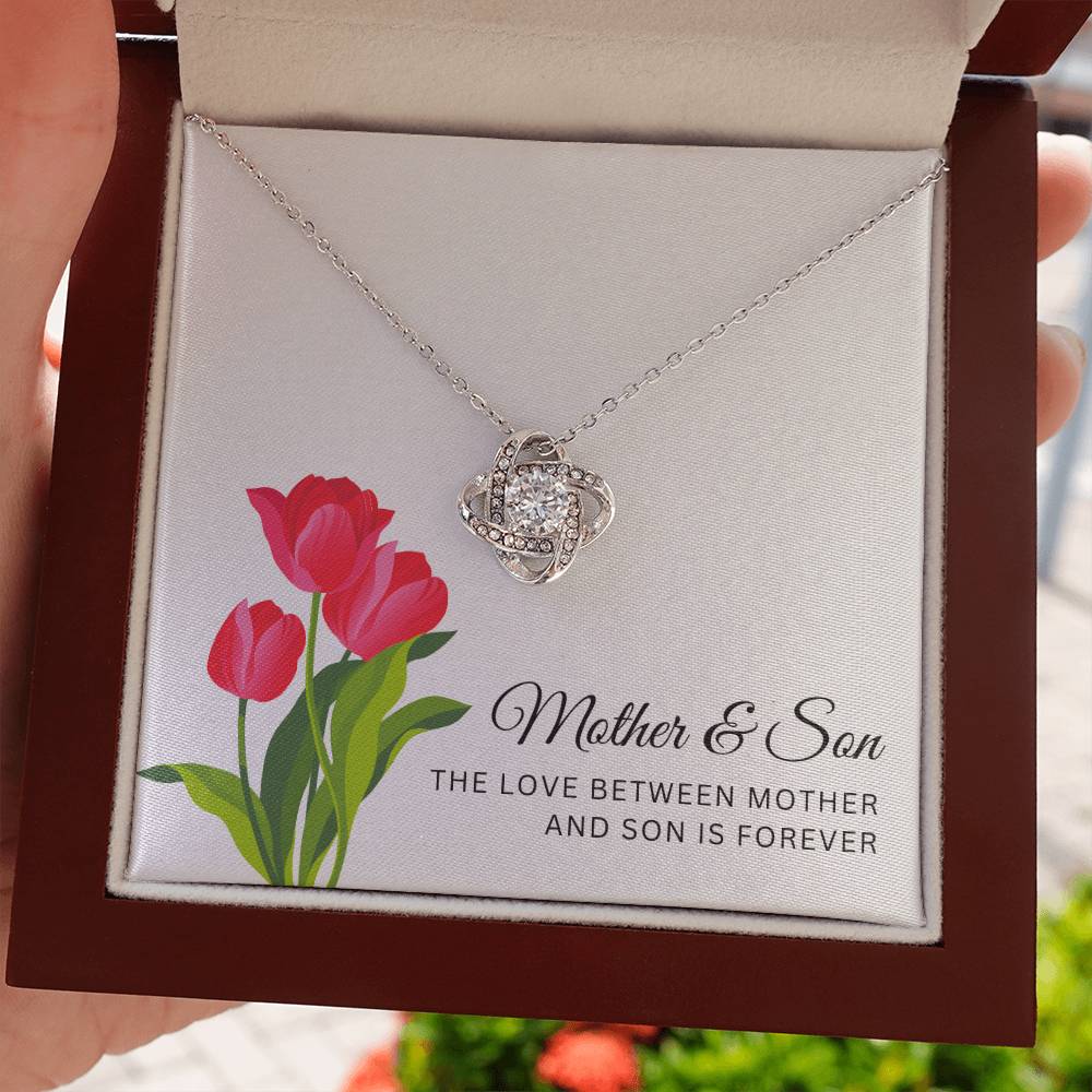 Mother Son Necklace - Gift for Mom