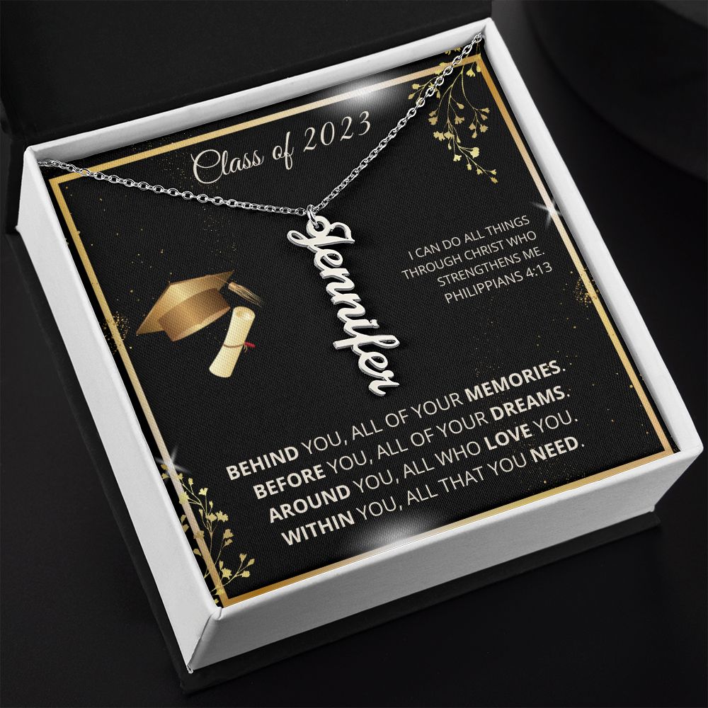 Class of 2023 | Dreams | Personalized Name Necklace
