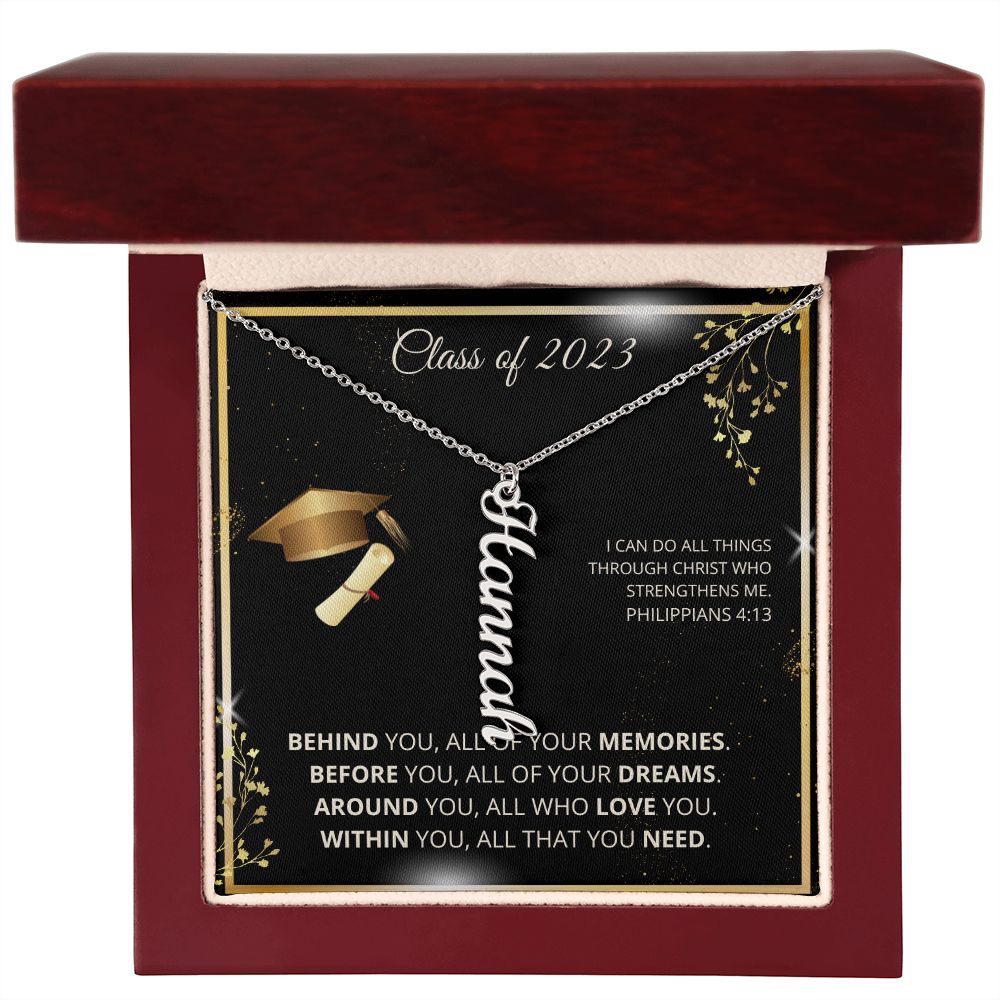 Class of 2023 | Dreams | Personalized Name Necklace