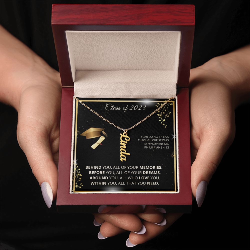 Class of 2023 | Dreams | Personalized Name Necklace