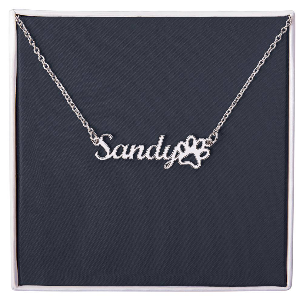 Dog Name Necklace
