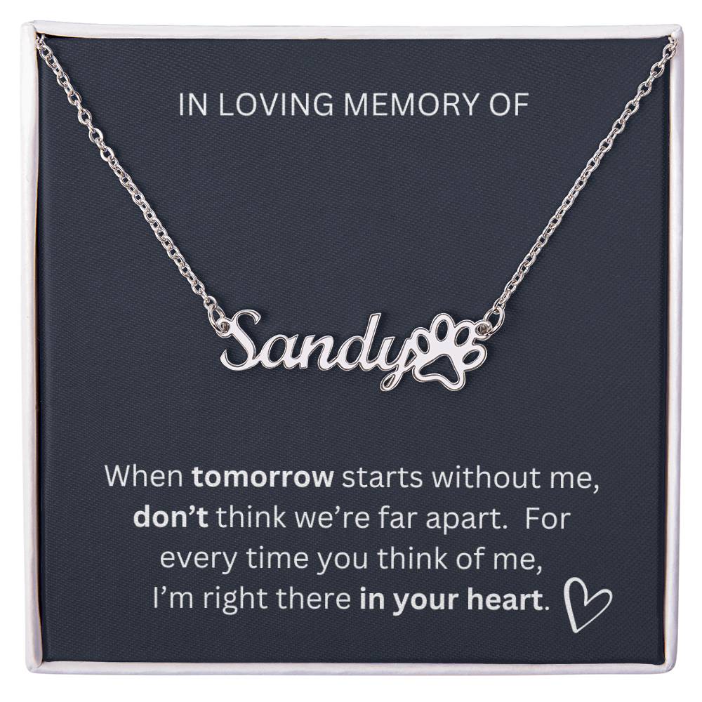 Dog Memorial Gift