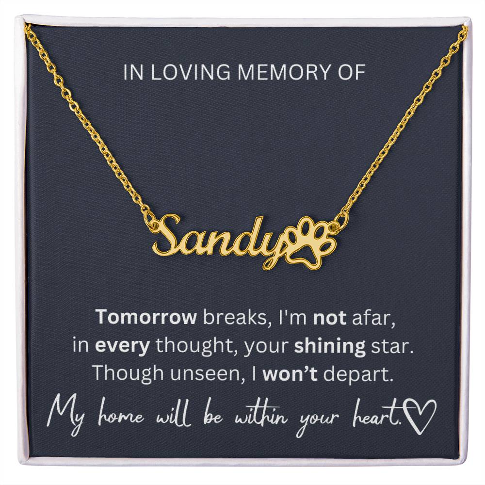 Dog Memorial Gift