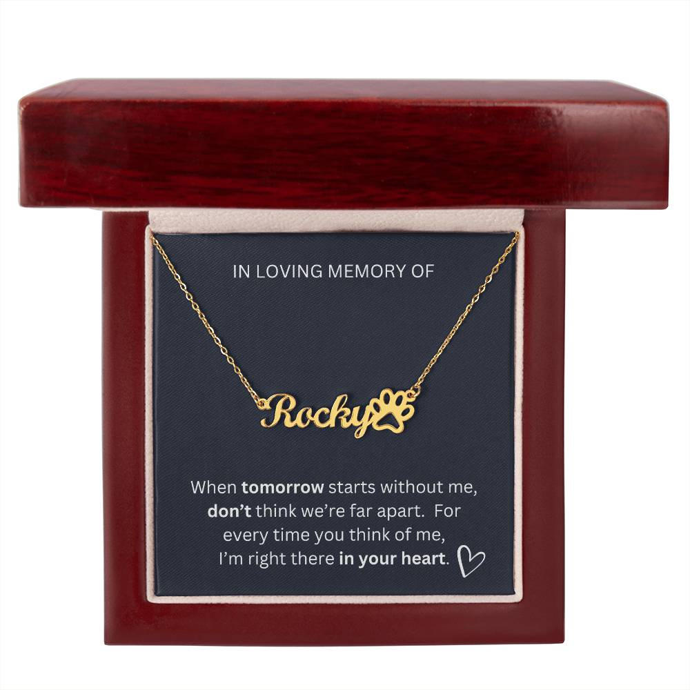 Dog Memorial Gift