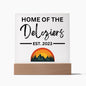 Sunset | Custom Sign | Acrylic Plaque with LED Base - AS