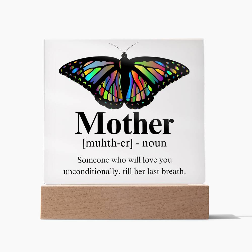 Mom Acrylic Plaque | Mom Definition | Mothers Day Gift