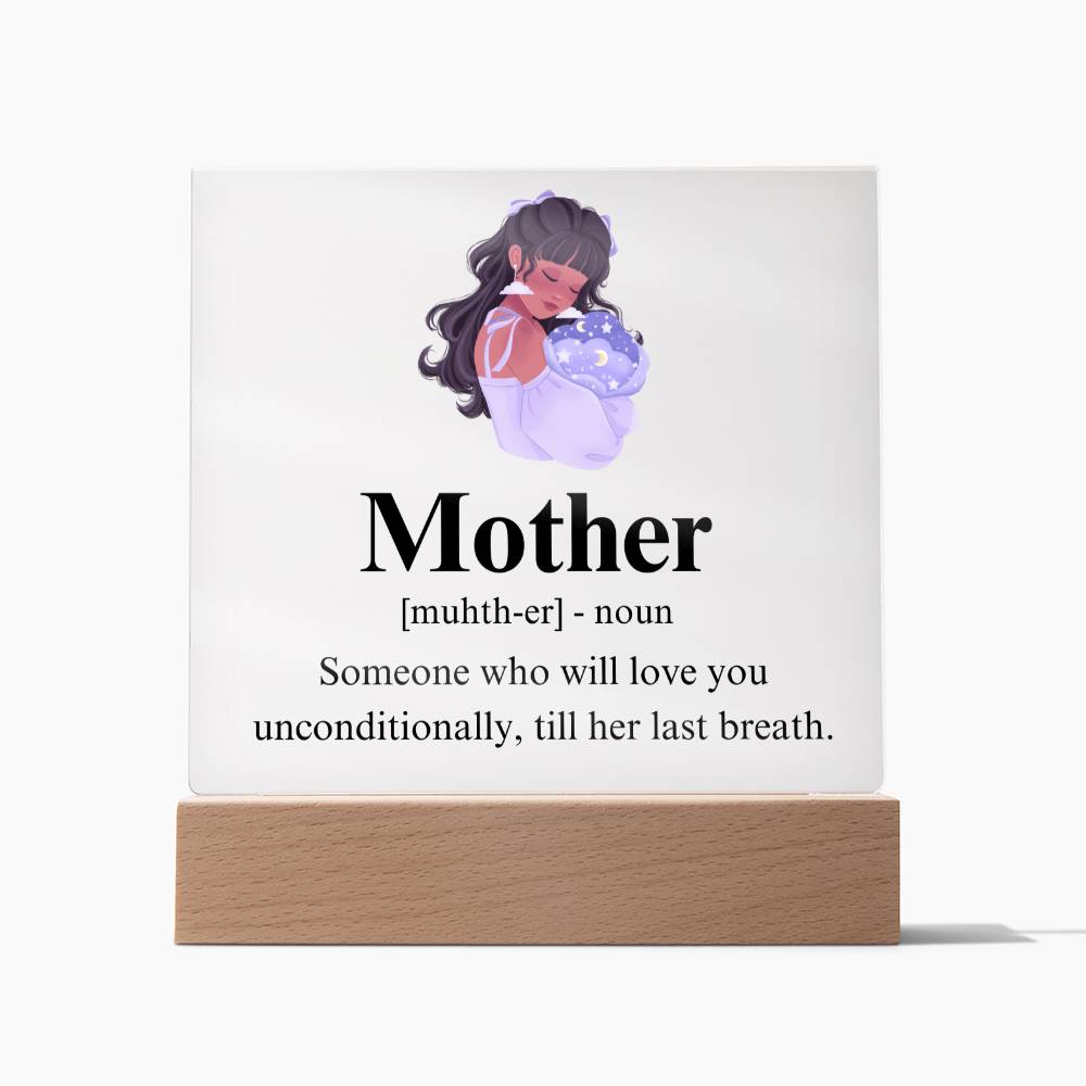 Mom Acrylic Plaque | Mom Definition | Mothers Day Gift