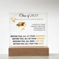 Class of 2023 | Personalized Acrylic Plaque with LED base
