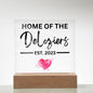 Heart | Custom Sign | Acrylic Plaque with LED Base - AS